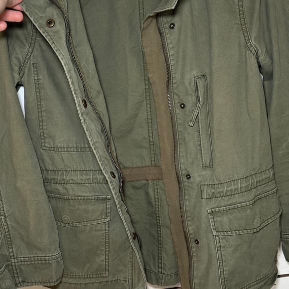 Madewell Utility Jacket in Army/Olive Green Small - Picture 4 of 12
